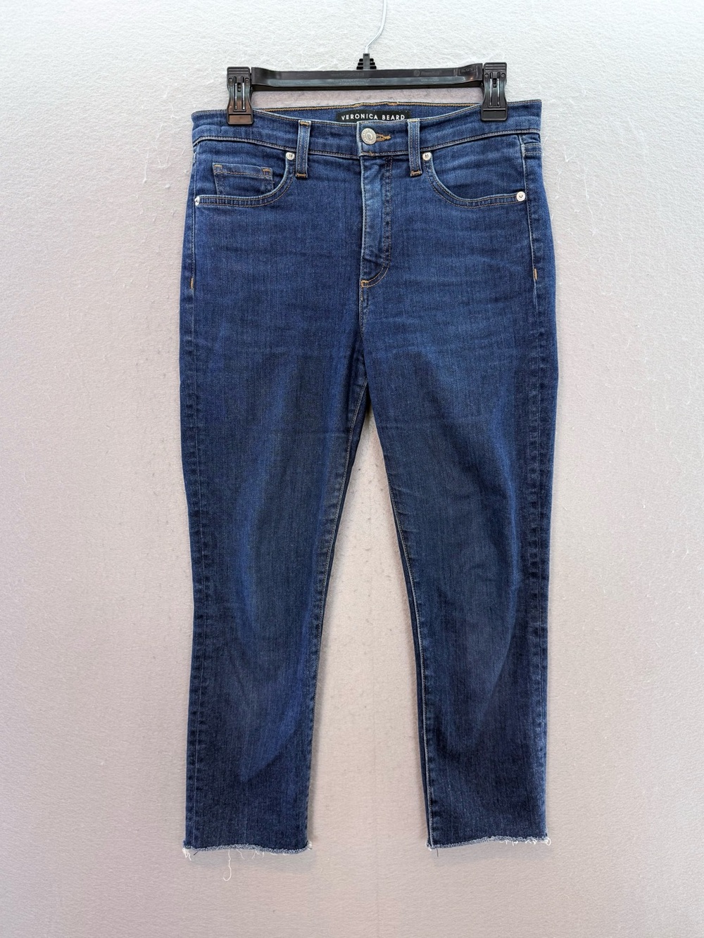VERONICA BEARD Jeans - women’s Kate Skinny high rise blue denim pants crop 4/ 27